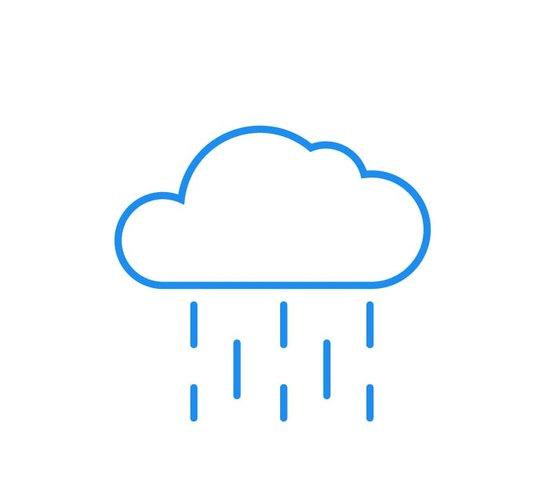 rain cloud icon